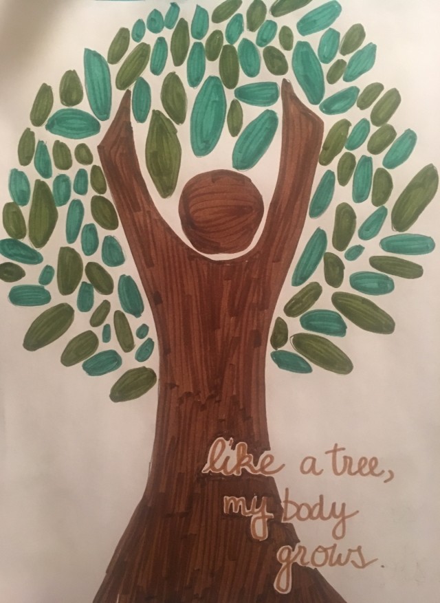 An image of artwork created for the Love Your Tree campaign