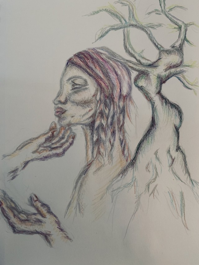 An image of artwork created for the Love Your Tree campaign