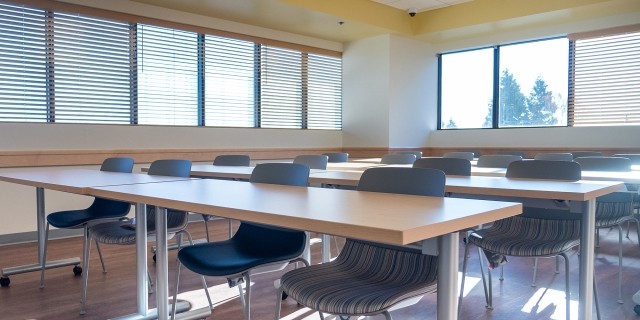 An image of a classroom at the Pathlight Seattle residential treatment center