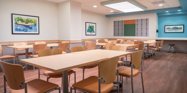 An image of a dining area at the Pathlight Seattle residential treatment center