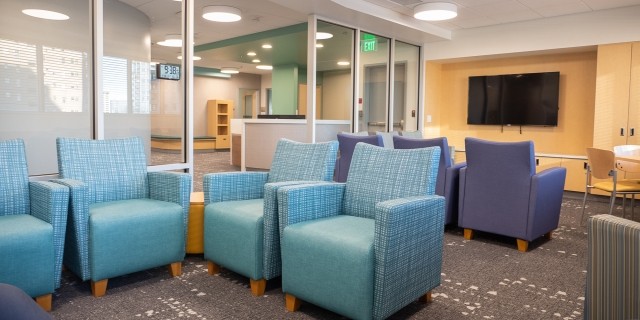 An image of a recreation room at the Pathlight Seattle residential treatment center