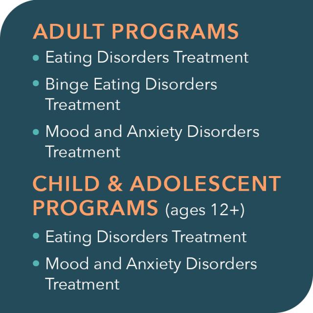 adult, child, and adolescent programs