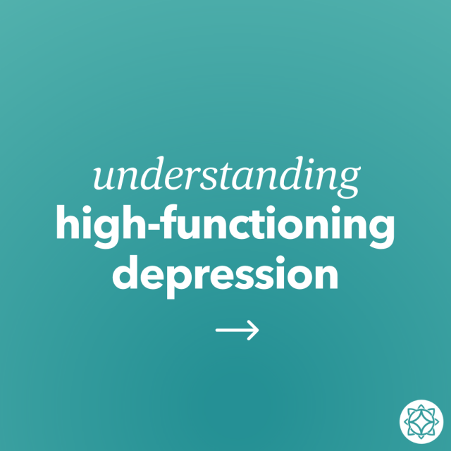 high-functioning depression