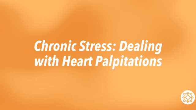 stress and heart palpitations