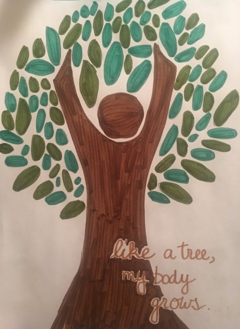 An image of artwork created for the Love Your Tree campaign