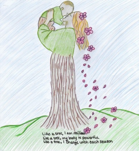 An image of artwork created for the Love Your Tree campaign